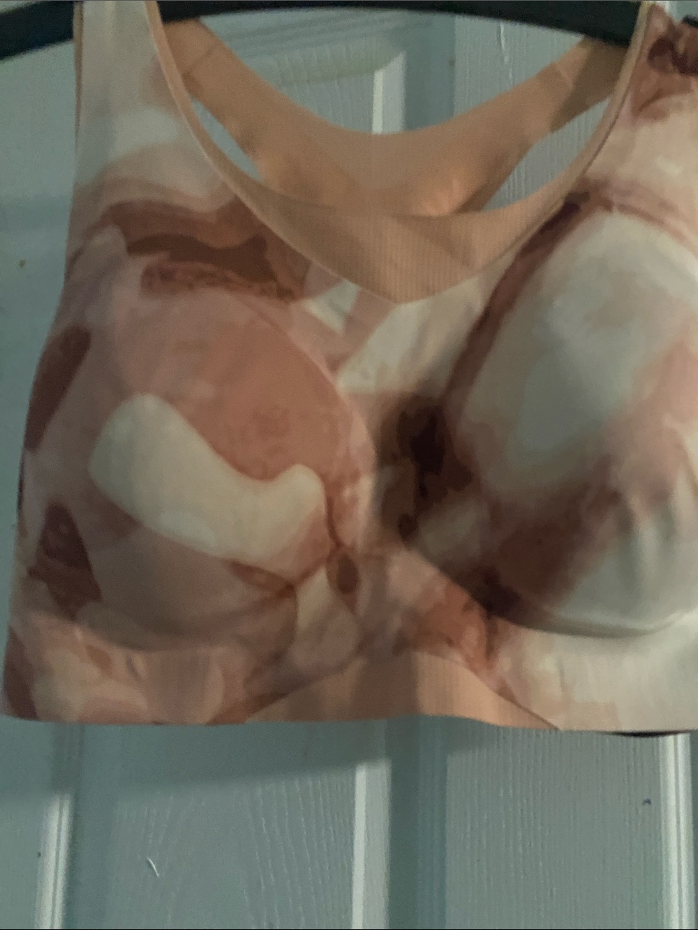 Soma Printed Nude & Blush Wireless Sports Bra